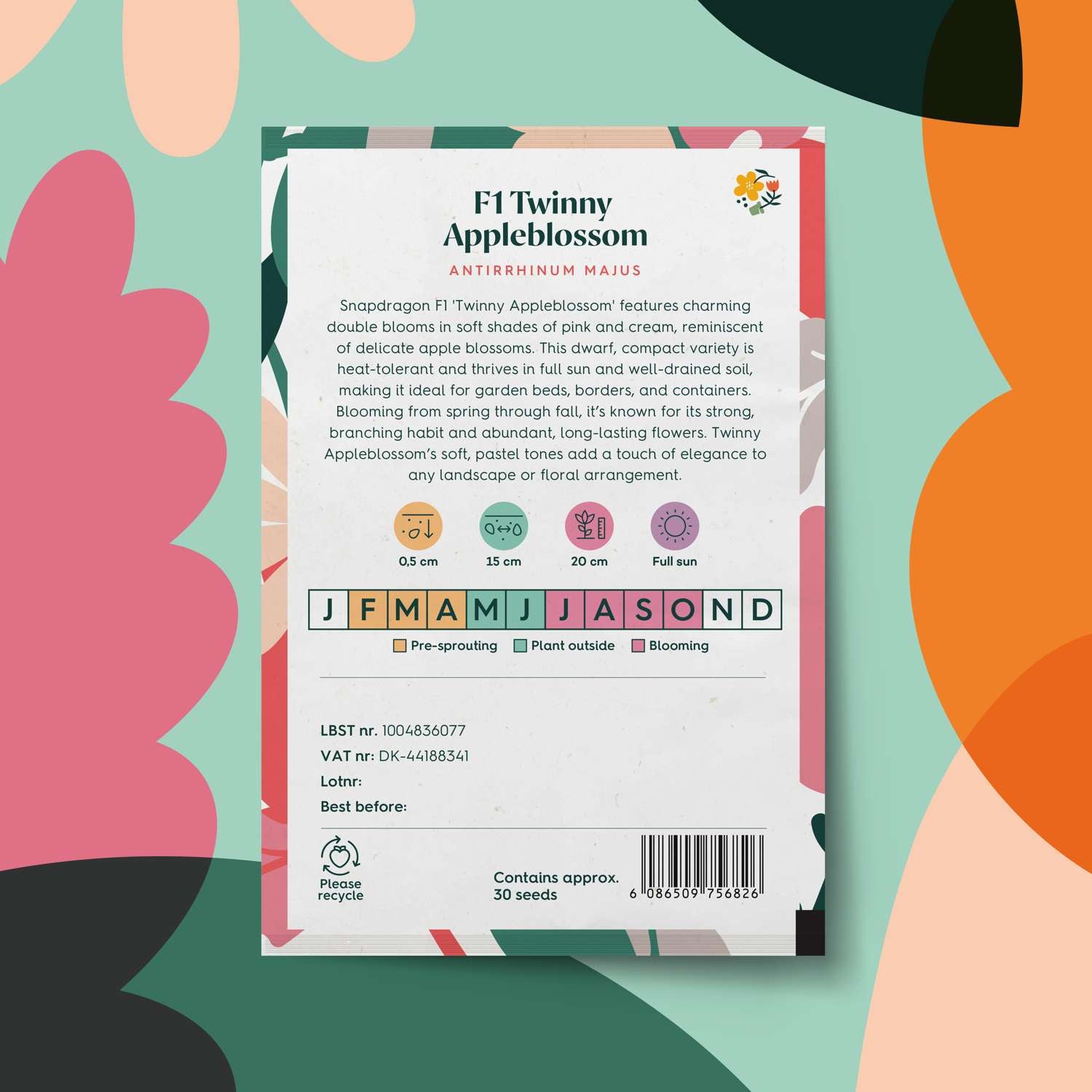 Isoleijonankita 'F1 Twinny Appleblossom' (siemen)